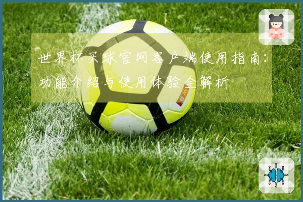 世界杯买球官网客户端使用指南：功能介绍与使用体验全解析